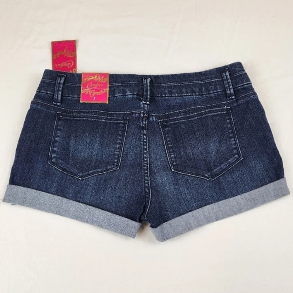 Candies fold leg jeans shorts